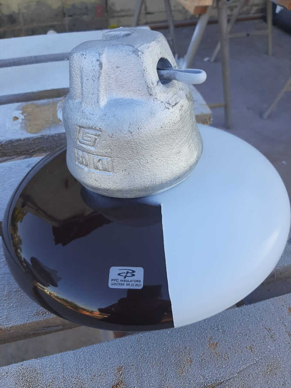 Aplicação de silicone RTV - Antes e Depois