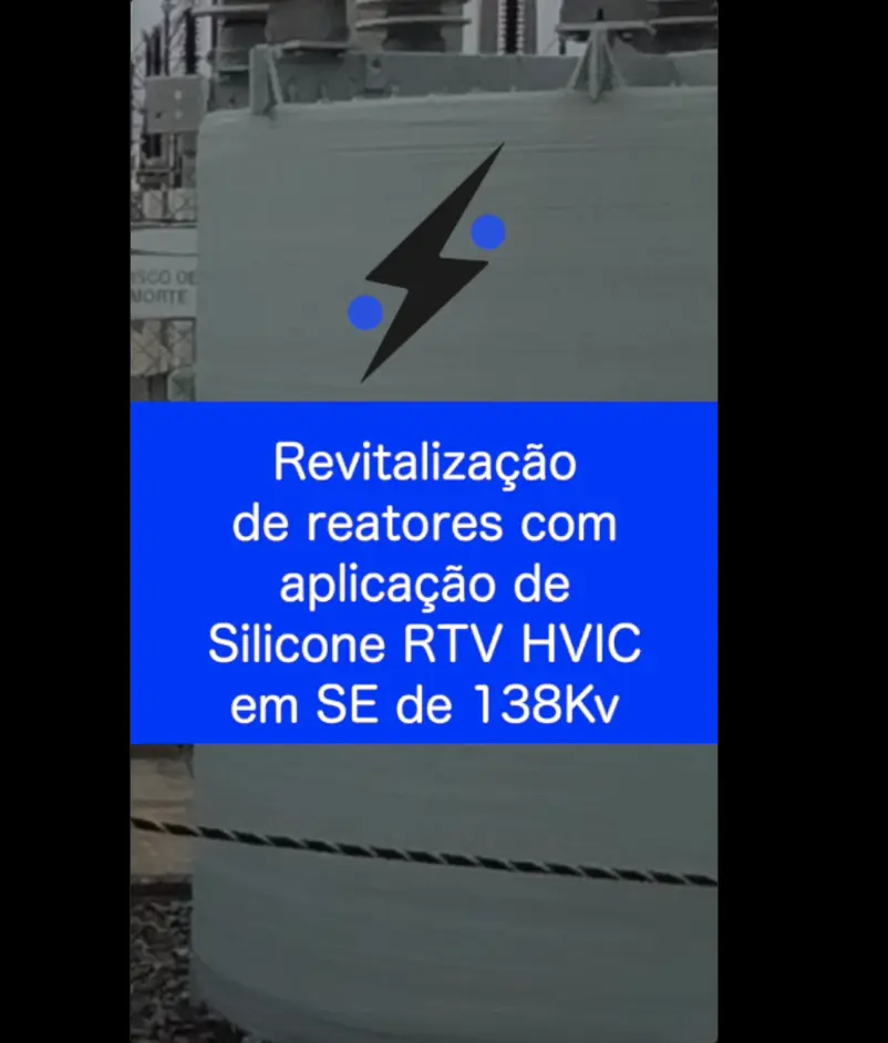 revitalizacao reatores, aplicacao silicone rtv